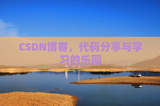 CSDN博客,代码分享与学习的乐园